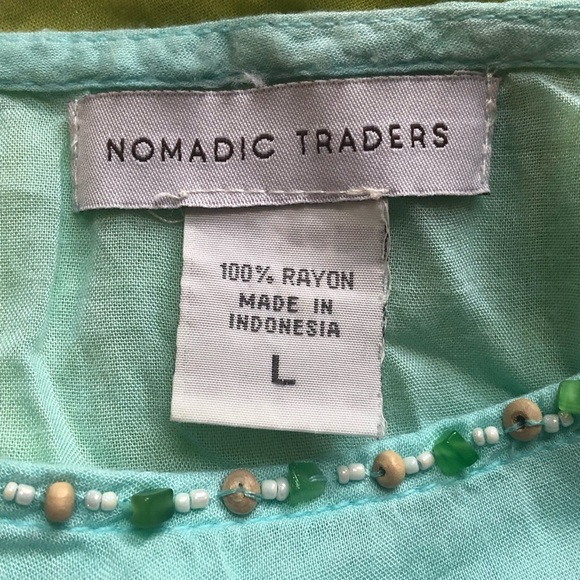 ⭐️ Nomadic Traders Lightweight Ombre Rayon Top - Size LARGE - Picture 10 of 11